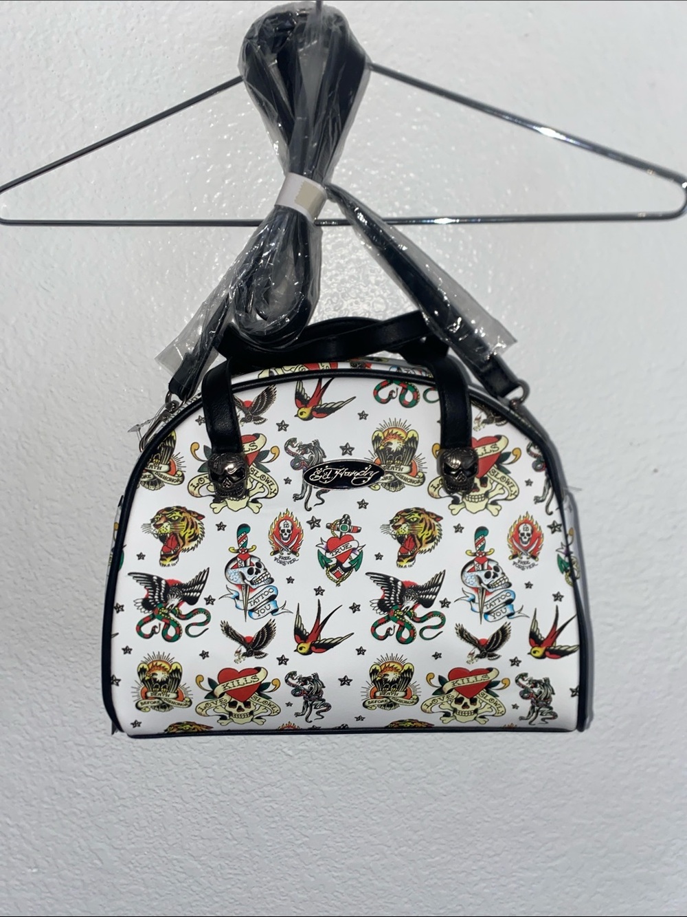 White Tattoo-Print Lunchbox Comes With Tupperware Brand New Never Been Opened